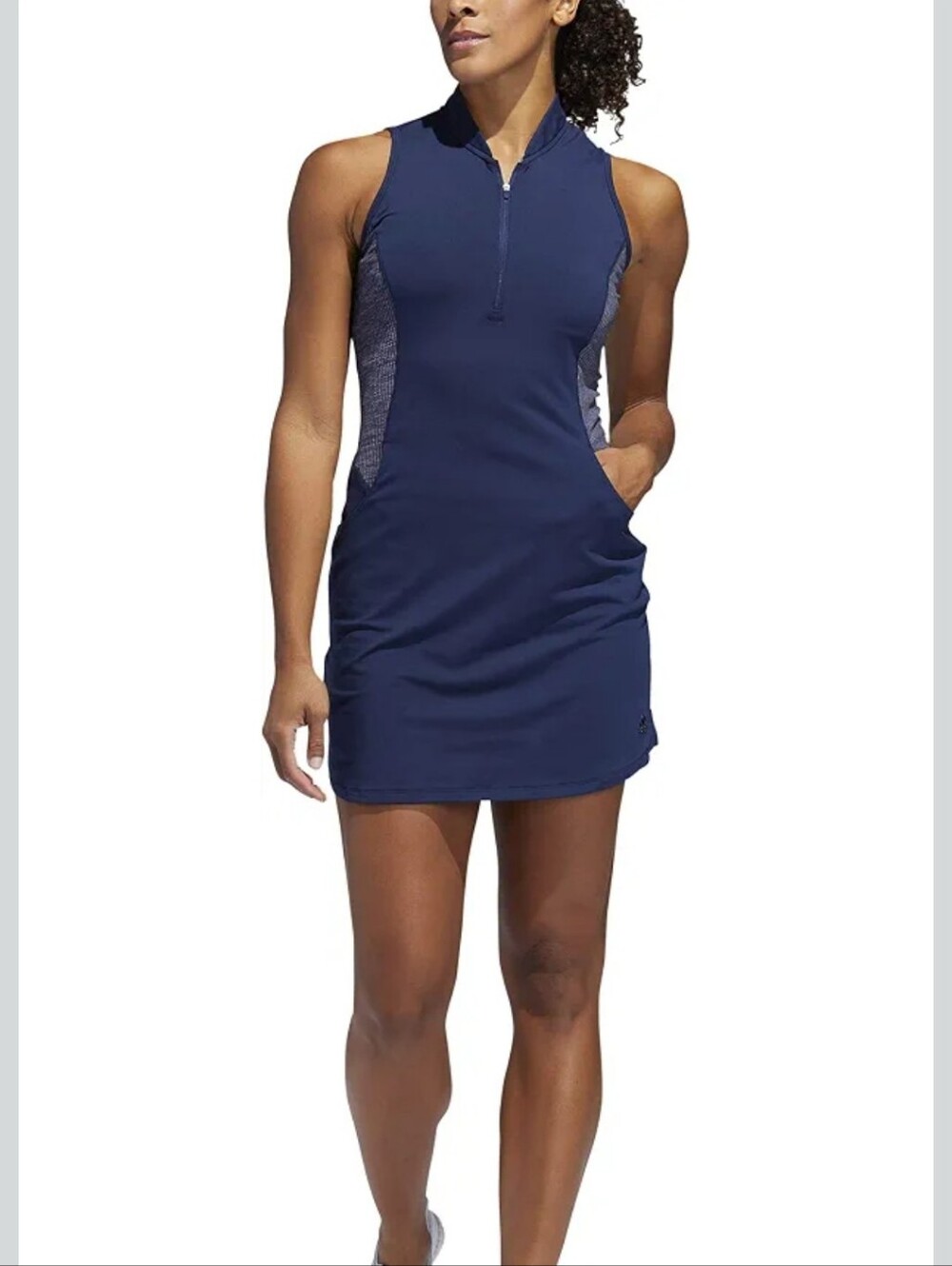 adidas Women's Navy Blue Sleeveless Golf Dress